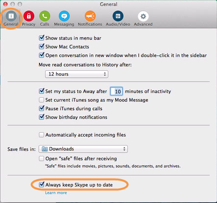 skype support for mac